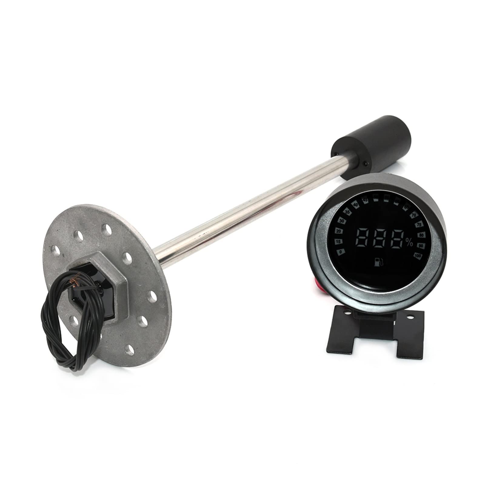 250mm 280mm 380mm 480mm 580mm Livello Carburante Galleggiante Con Misuratore Carburante Digitale 1k-10k Ohm for Auto Universale Camion Serbatoio Olio Combustibile 12V/24V Alta Precisione E Lunga Durat