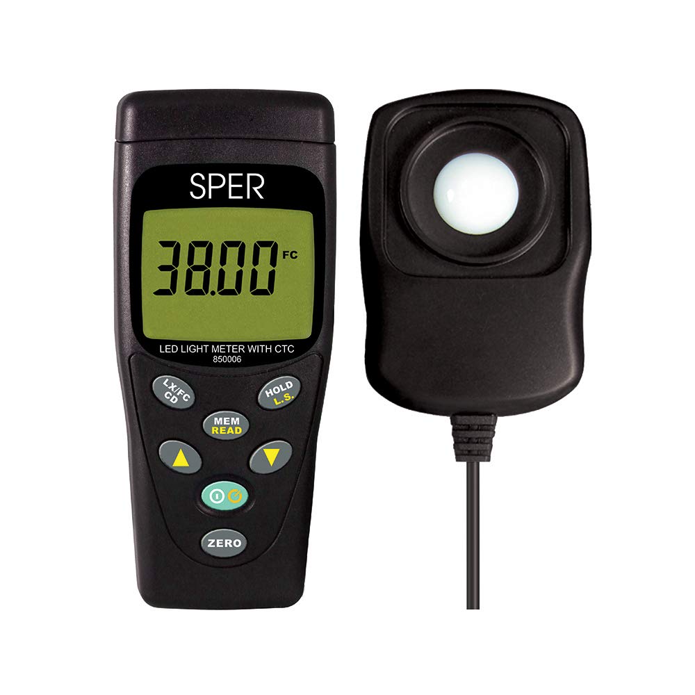 LED Light Meter with Color Temperature Compensation (1, Medium)