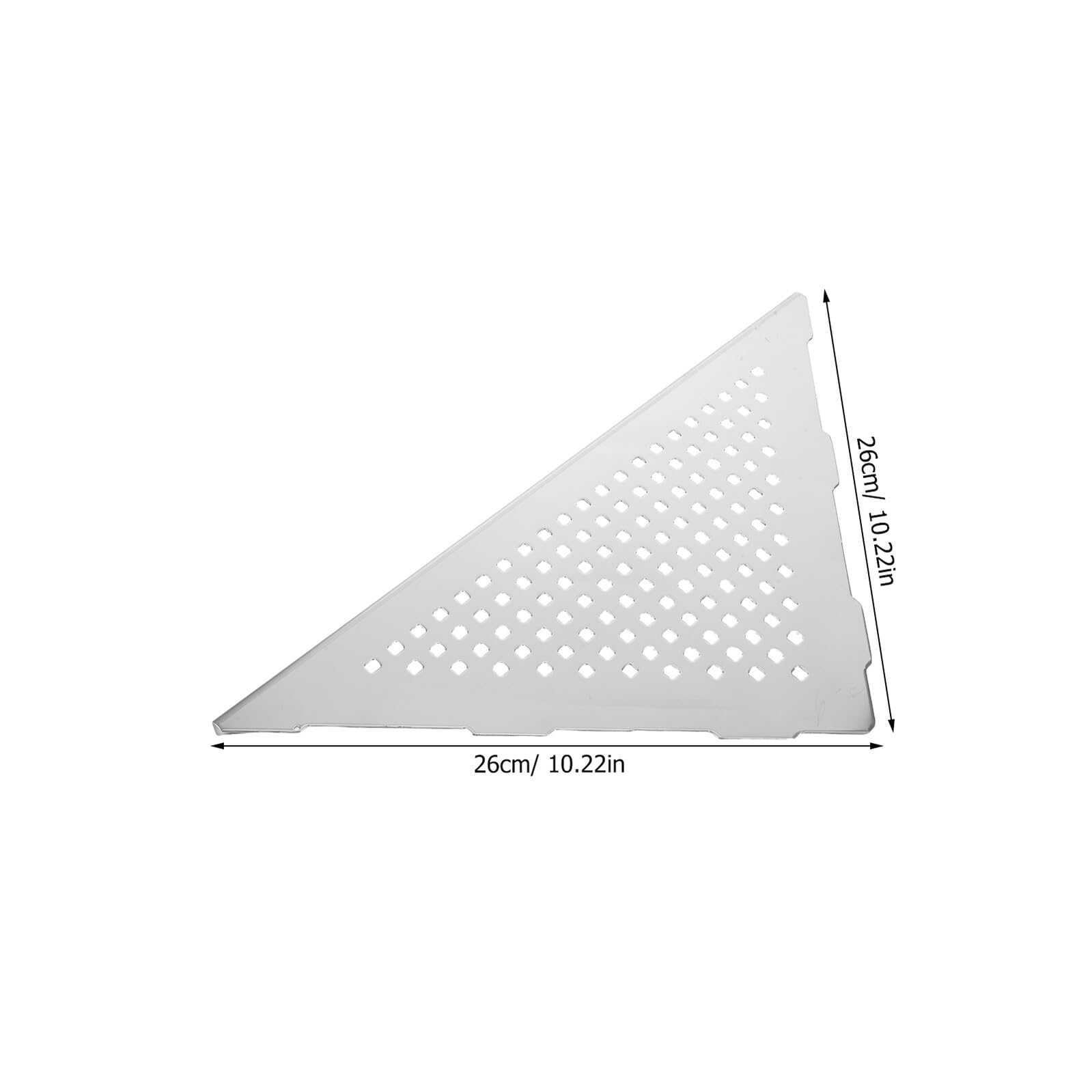 iplusmile Estante de Esquina de Ducha de Acero Inoxidable Plata Triangular | Montaje en Pared sin Taladro, Almacenamiento Estable y Versátil, Uso en Baño y Dormitorio