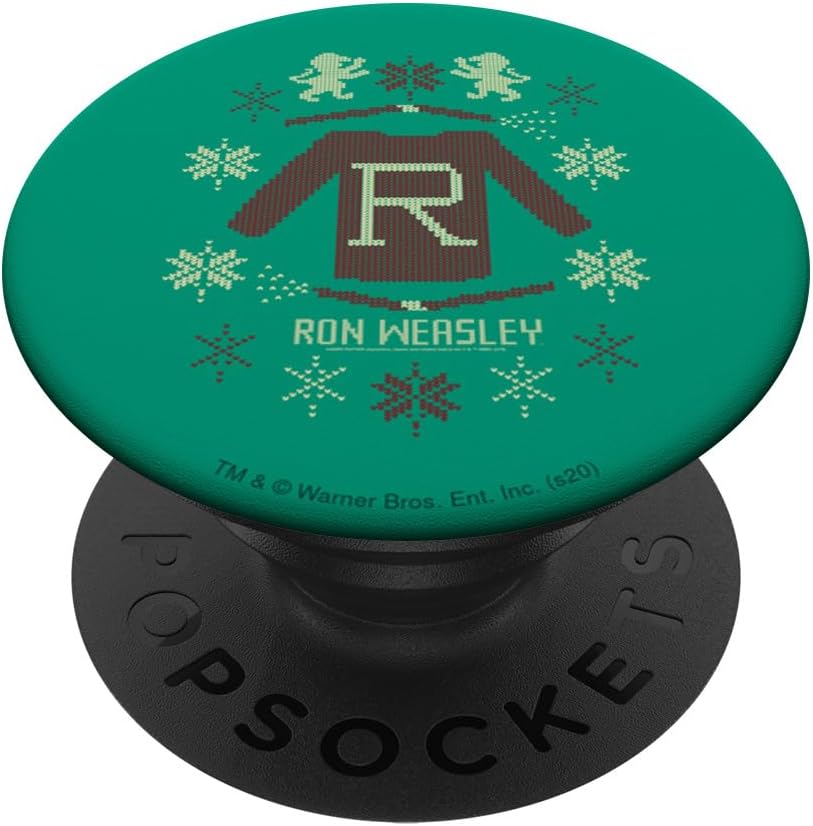 Harry Potter Ron Weasley Christmas Sweater Print PopSockets MagSafe PopGrip for iPhone