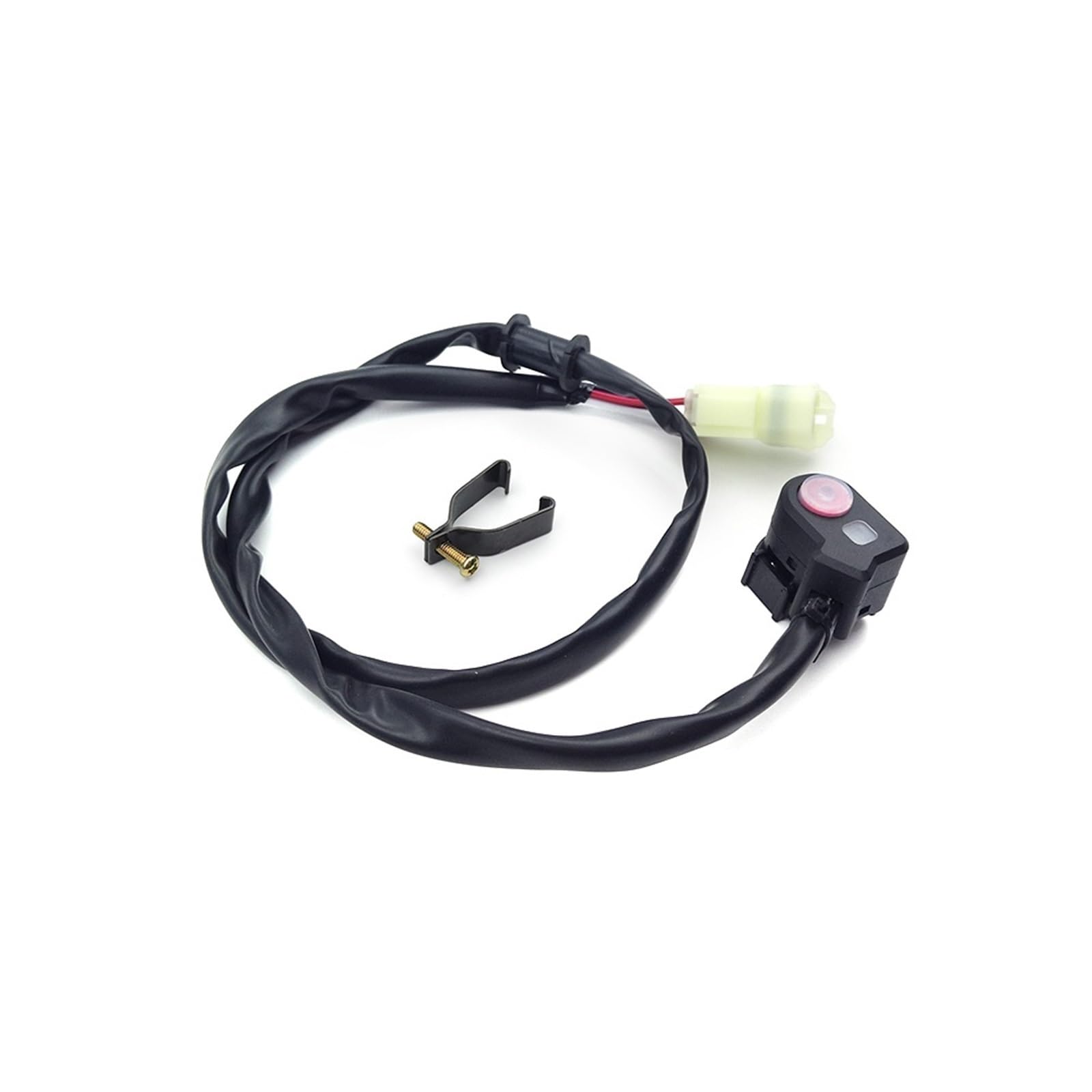 Pulsador arranque moto Ajuste para HONDA CRF250F CRF250R CRF450R CRF110F botón de parada encendido y apagado 2024 interruptor motor motocicleta con luz(A91)