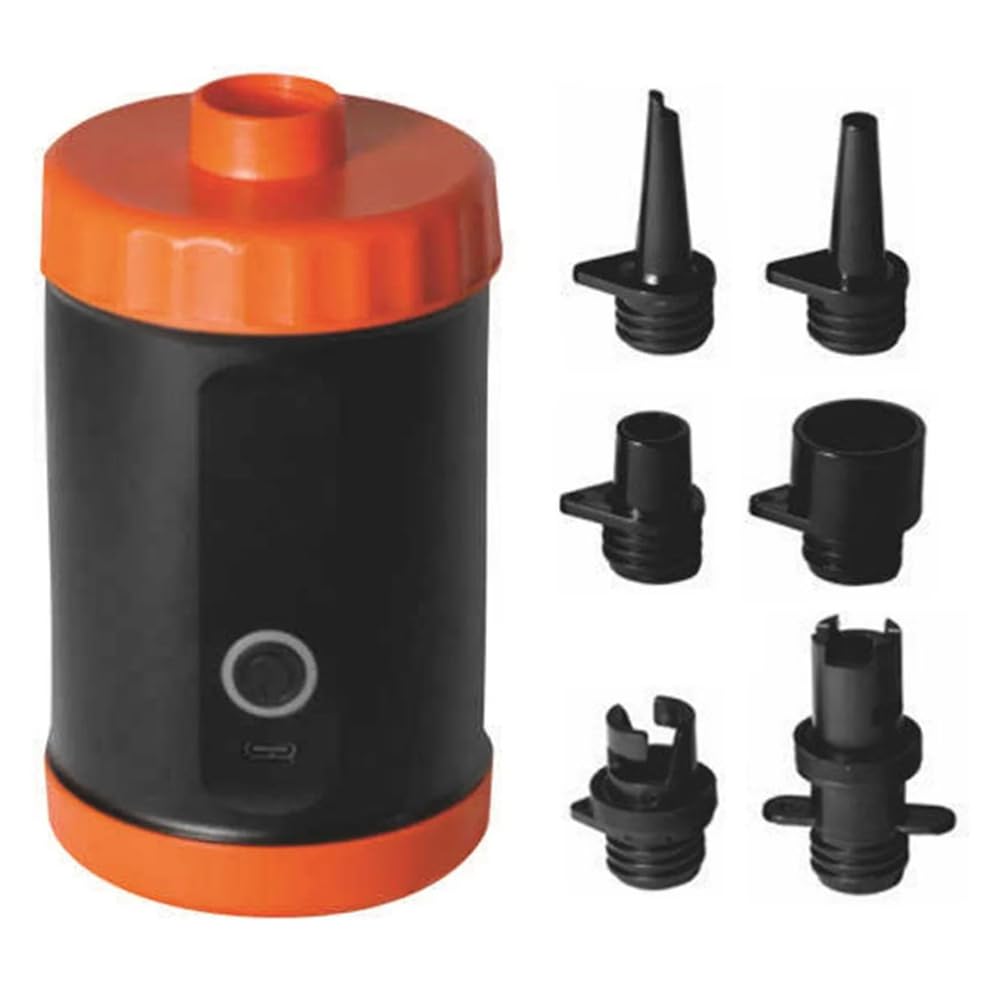 Pompe à Air Électrique Rechargeable pour Gonflables - Batterie de 4000 MAh, Comprend 5 Buses pour