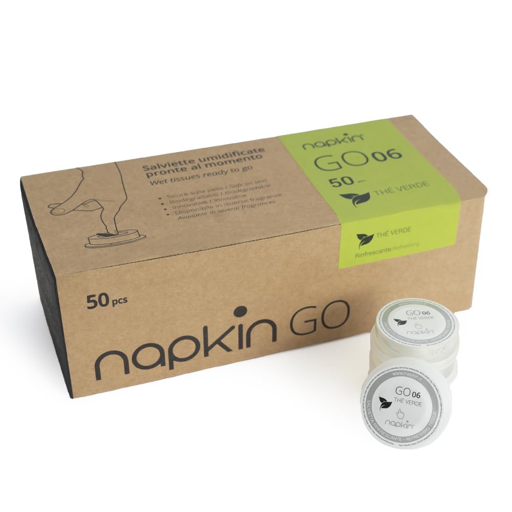 Napkin GO 06 Salviettine Verde Umidificate Anallergiche Conf. 50pz