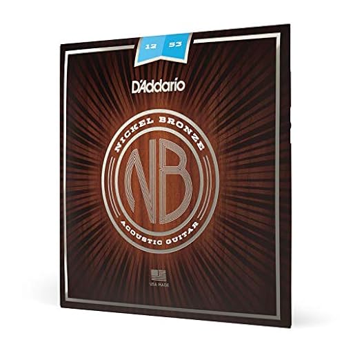 Cuerdas de guitarra acústica D´Addario, níquel bronce, NB1253, calibre ligero 12-53, juego de 6 cuerdas, paquete de 1 | Ya disponible en tu tienda friki favorita! En mundofriki.es!