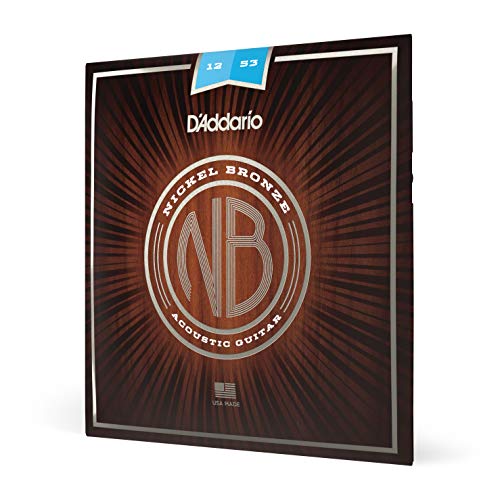 Cuerdas de guitarra acústica D´Addario, níquel bronce calibre