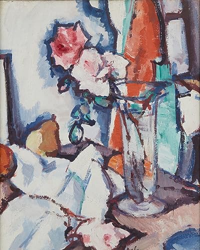 Poster Impression Tableaux Nature morte Peploe pour Rénover un Mur Blanc Fade