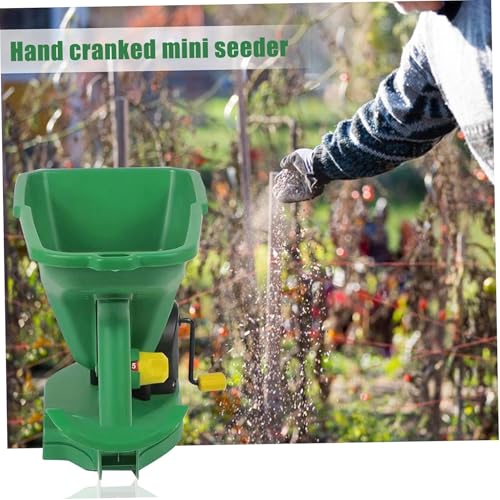 Dispensador de semillas plástico ajustable portátil miniatura 4