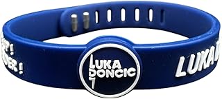 Doncic Wristband – #77 Mavericks Blue Adjustable Silicone Bracelet with Lobster Clasp – Playmaker Fan Gift for Training & Streetwear