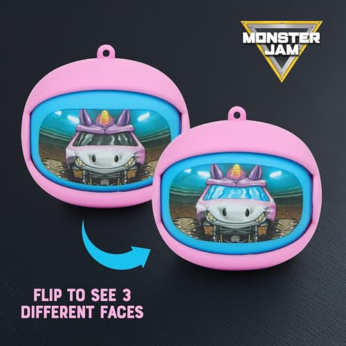 Image of Monster Jam - Wireless Earbuds, True Wireless Bluetooth Earbuds, in-Ear Headphones with Active Noise Cancelling and Charging Case (Sparkle Smash)