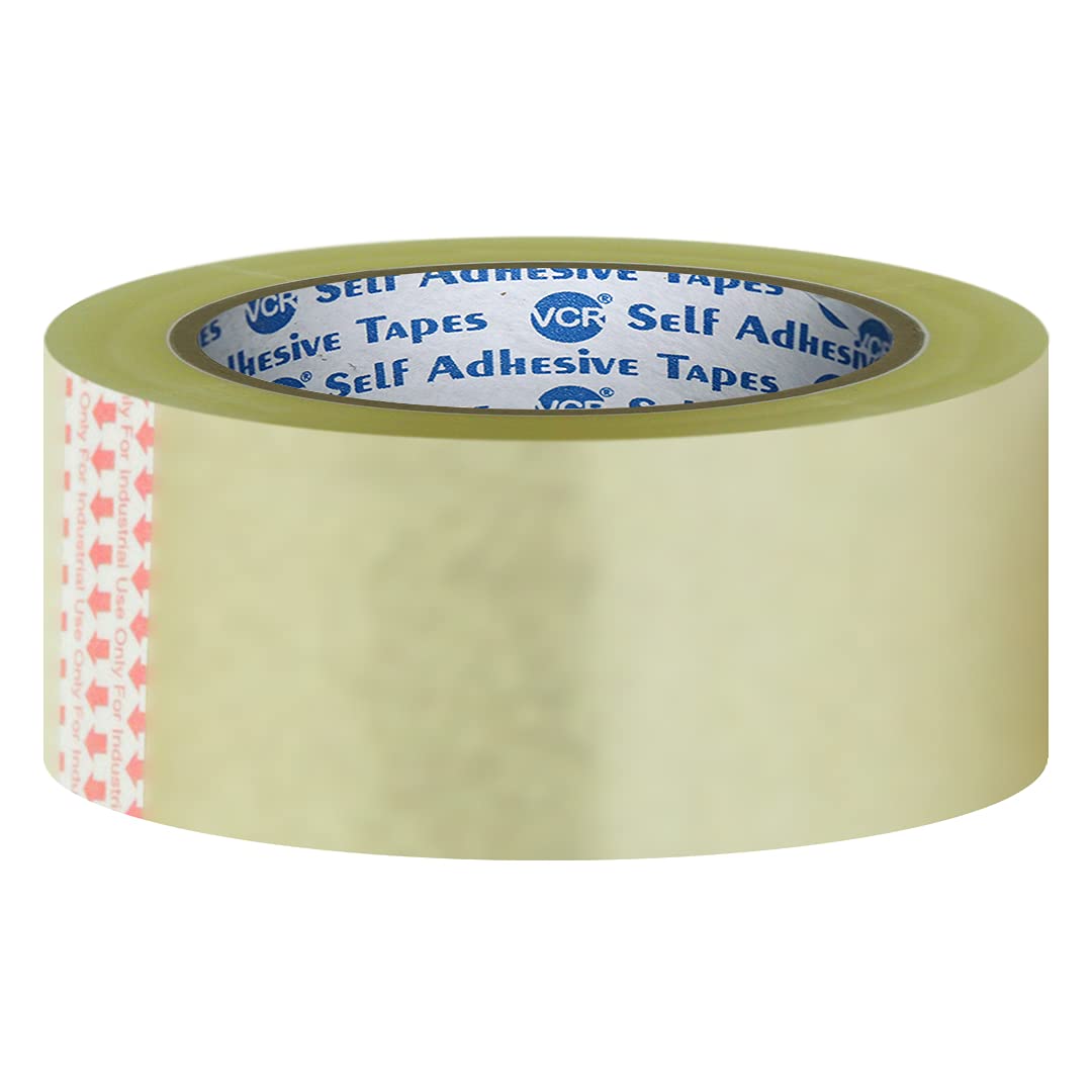 VCR Self Adhesive Transparent Packing Cello Tape - 65 Meters in Length - 36mm / 1.5 Inch Width - 96 Rolls Per Pack - BOPP Industrial Packaging Tape for E-Commerce Box Packing, Office and Home use (B08CZWXYC9) Amazon Price History, Amazon Price Tracker