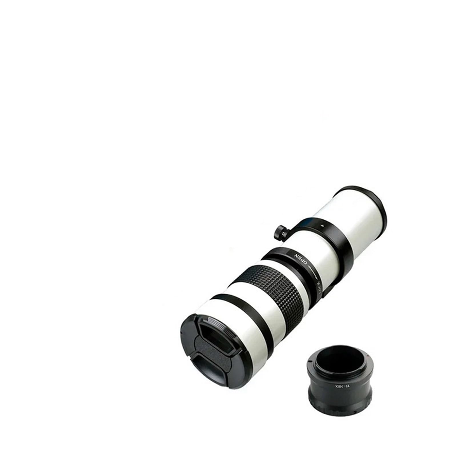 Compatibile con obiettivo zoom super teleobiettivo manuale Sony 420-800mm F8.3-16 con anello adattatore(A mount)