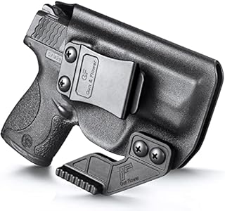 IWB Kydex Holsters Compatible with Smith and Wesson M&P Shield 9mm/.40, Inside Waistband Concealed Carry S&W Shield IWB Holster, Adj. Retention, RH