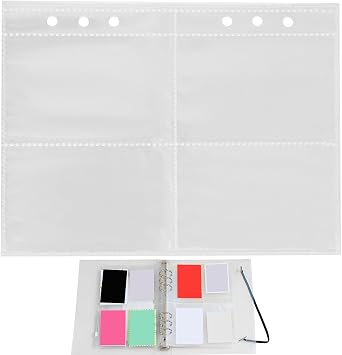 A5 Translucent Binder 6 Hole Adjustable Mini Photo Album