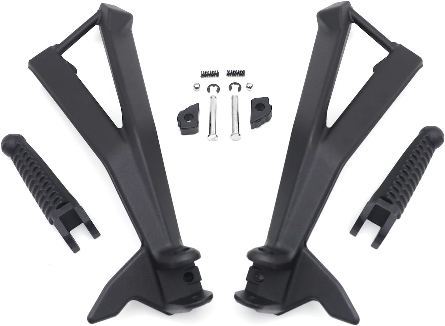 HTTMT- Black Rear Passenger FootPeg Bracket Compatible with Ducati 08 848,07-08 1098/S,10-11 1098/S [P/N: MT390-051-BK]
