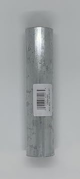 Kirsch Internal Rod Splice, Bright Zinc, for 1 3/8" Designer Metal Rods, Sold Individually, 6 inch Length