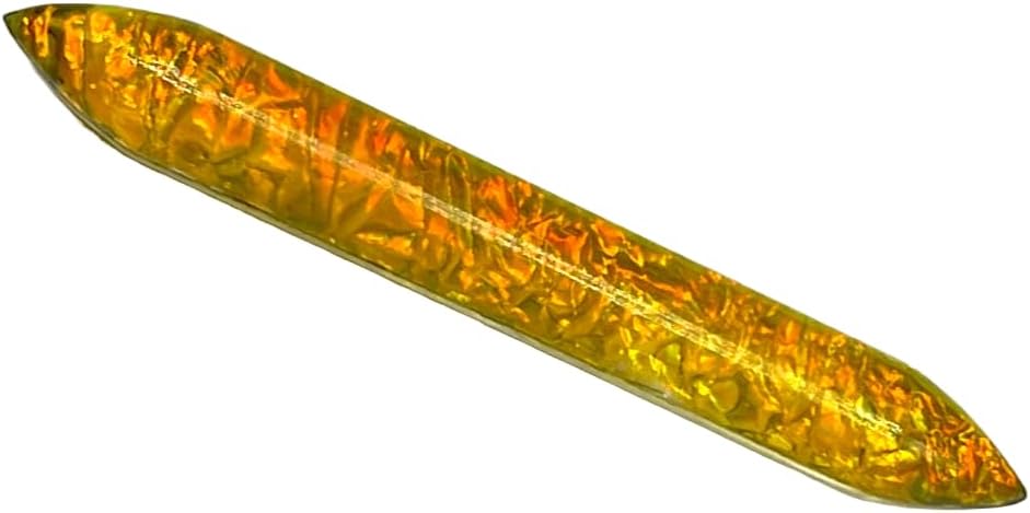 Uni Craft Tribal Septum Stone Piercing, 12g-1/2in, Yellow Opal Glitter Glass