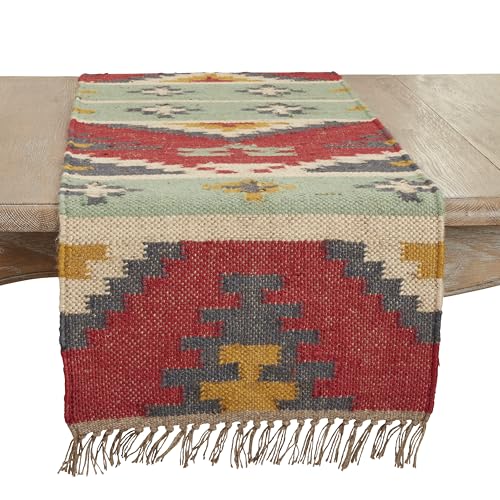Tribal Tapestry Kilim Table Runner