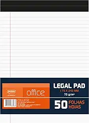 Caderno Blocado 175X242mm Legal Pad 50fls Office Collection - Jandaia