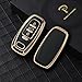 ELOHEI Key Fob Cover for Audi, Premium Soft Full Protection Key Fob Case Compatible with Compatible with Audi A3 A4 A4L A6 A6L A7 A8 A1 Q2L Q3 Q5 Q7 S3 RC3 Accessories, 4 Buttons (Black)