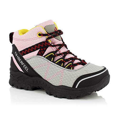 KIMBERFEEL Kenton, Botas de Senderismo elevadas, con Forro de Membrana Kimbertex (Impermeable) Unisex niños, Rosa, 31 EU Cover
