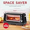 Dash Clear View Toaster - Features Large Window & Extra-Wide Slots - Auto-Shut Off Feature - Bagel Functions, Seven-Browning Levels - 1-Touch Defrost - Black