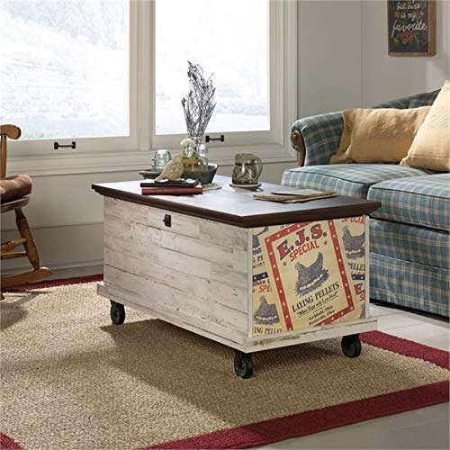 Pemberly Row Rolling Trunk Coffee Table Buy Online In Gibraltar At Desertcart