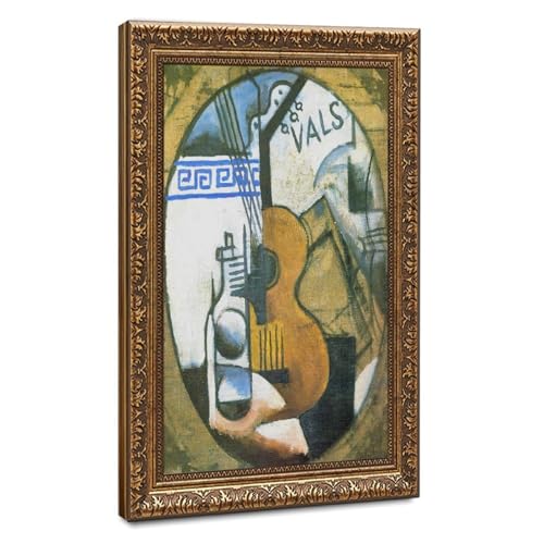 Impression sur toile de la guitare par Lyubov Popova pour salon 50x76 cm