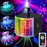 DJ Disco Lights,Ezire LED Party Lights DMX512 Sound Activated Strobe Light Stage Lights with Remote Control for Dance Parties Bar Karaoke Xmas Wedding Show Club