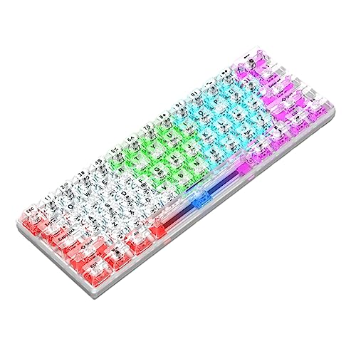 Clavier ergonomique filaire USB compact avec rétroéclairage mécanique RGB
