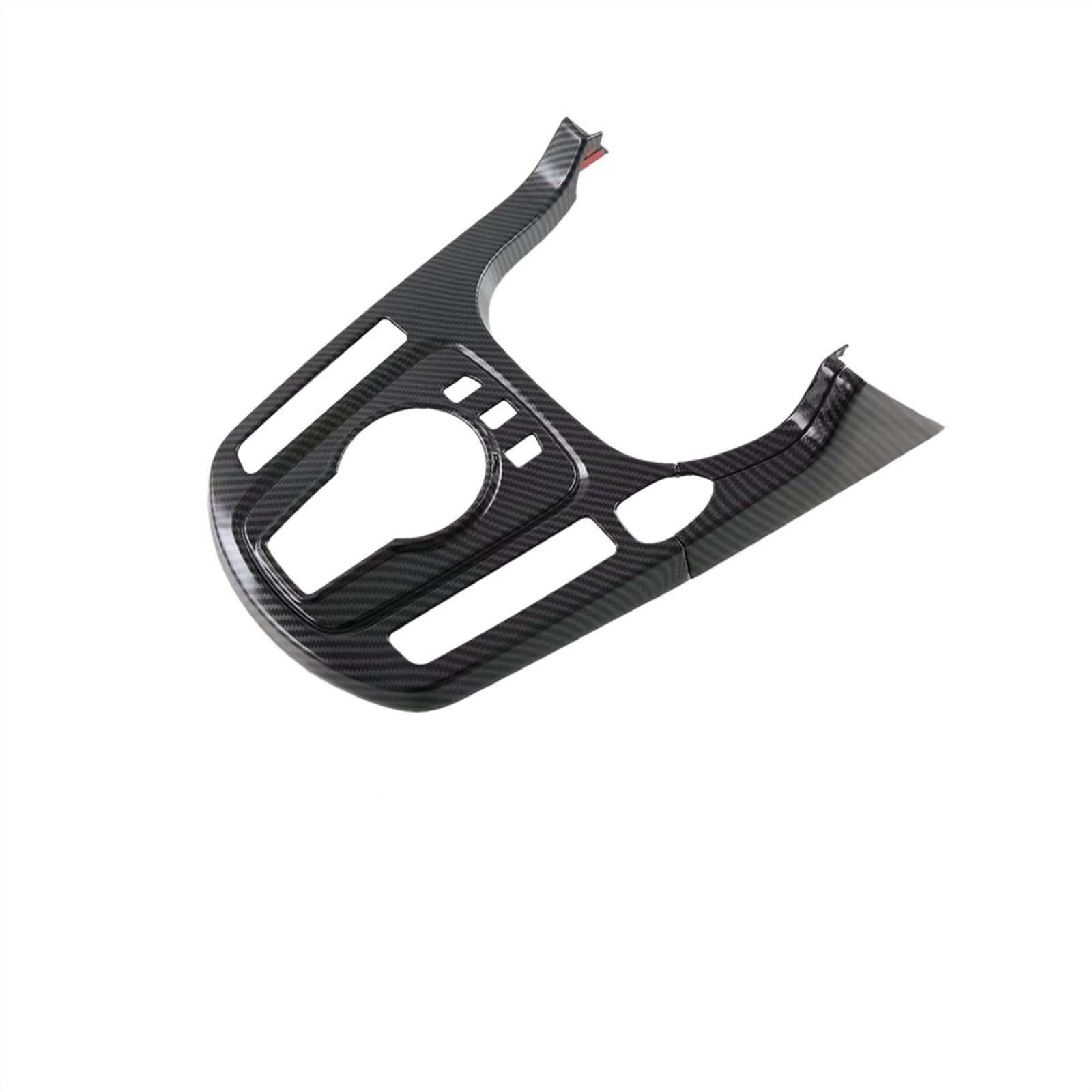 Hmjdz Carbon Fiber Black Car Part Car Carbon Fiber Central Control Gear Shift Panel Decal Interior Modification For Kia For Seltos 2022 2023 For Left-Hand Drive