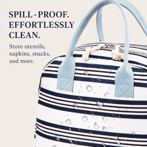 Image of LOVELYWIND Lunch Box for Women Cute Lunch Bags for Women Lunch Tote Bags Reusable Insulated Lunch Box Large Capacity Reusable Insulated Cooler for Work or Travel Gifts or Beach