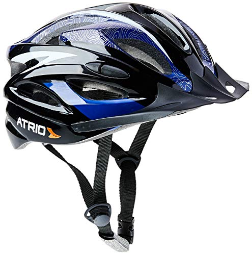 Capacete para Ciclismo MTB Inmound 2.0 Tam. M Viseira Removível 19 Entradas de Ventilação Azul - BI1