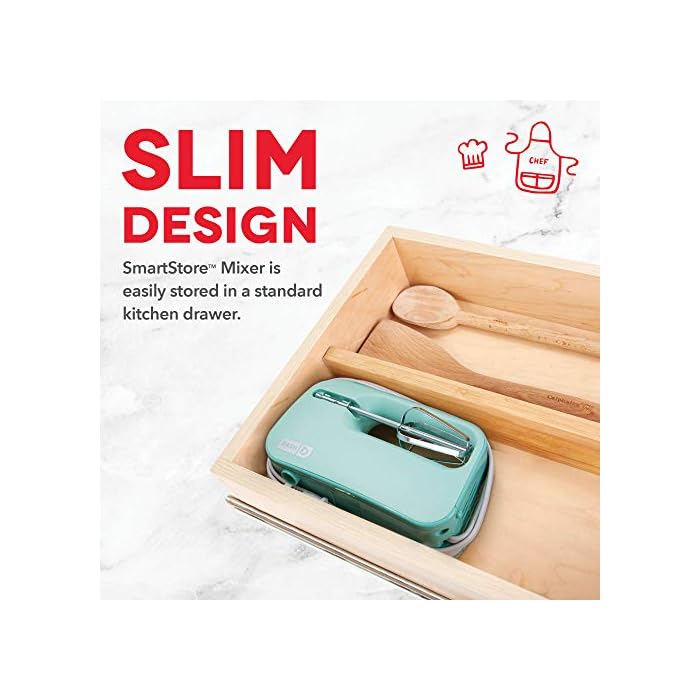 Buy Dash SmartStore™ Deluxe Compact Electric Hand Mixer + Whisk and