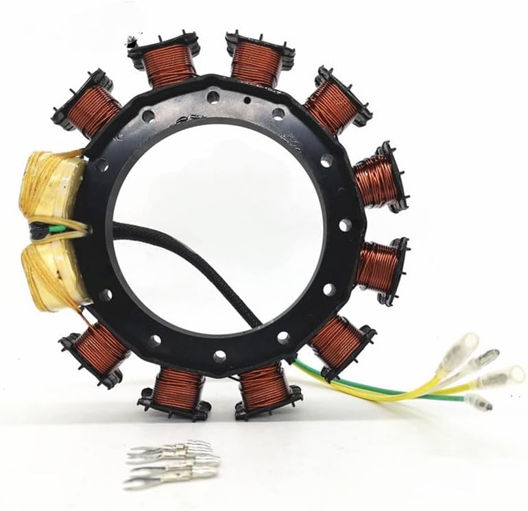 Stator for Mercury 174-2075K1 Outboard 30,40,45,50,55,60,65,75,90 HP Jet 398-832074A5 832074A11 832075A13 832075A14 9873A15 9873A18 9873A29 2 Stroke 2/3