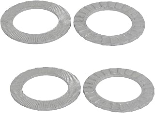 New Lon0167 24mm Inner Dia Carbon Steel Dacromet Coated Wedge Locking Washer 4 Pcs(24mm Innendurchmesser Kohlenstoffstahl Dacromet-beschichtete Keilsicherungsscheibe 4-tlg