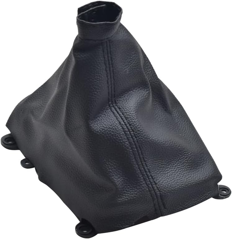 Manual Car Handle Leather Gear Shift Knob with Gaiter Boot Cover Case for H-yundai Elantra HD 2010-2011(only case)