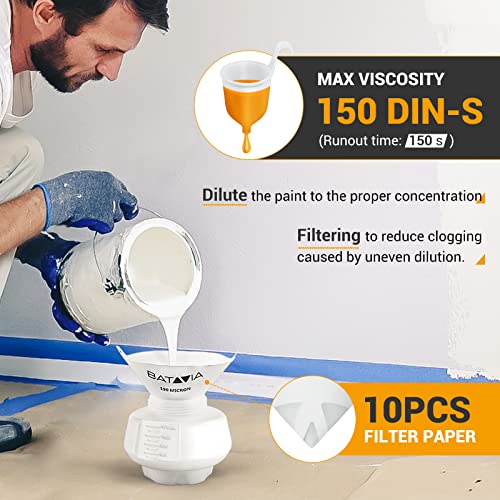 Batavia Paint Sprayer, 700W Power Electric Spray Paint Gun, 1200Ml, 4 Nozzles, 3 Patterns, Paint Gun For House Painting, Home Interior And Exterior, Bsg0180 #TOP2