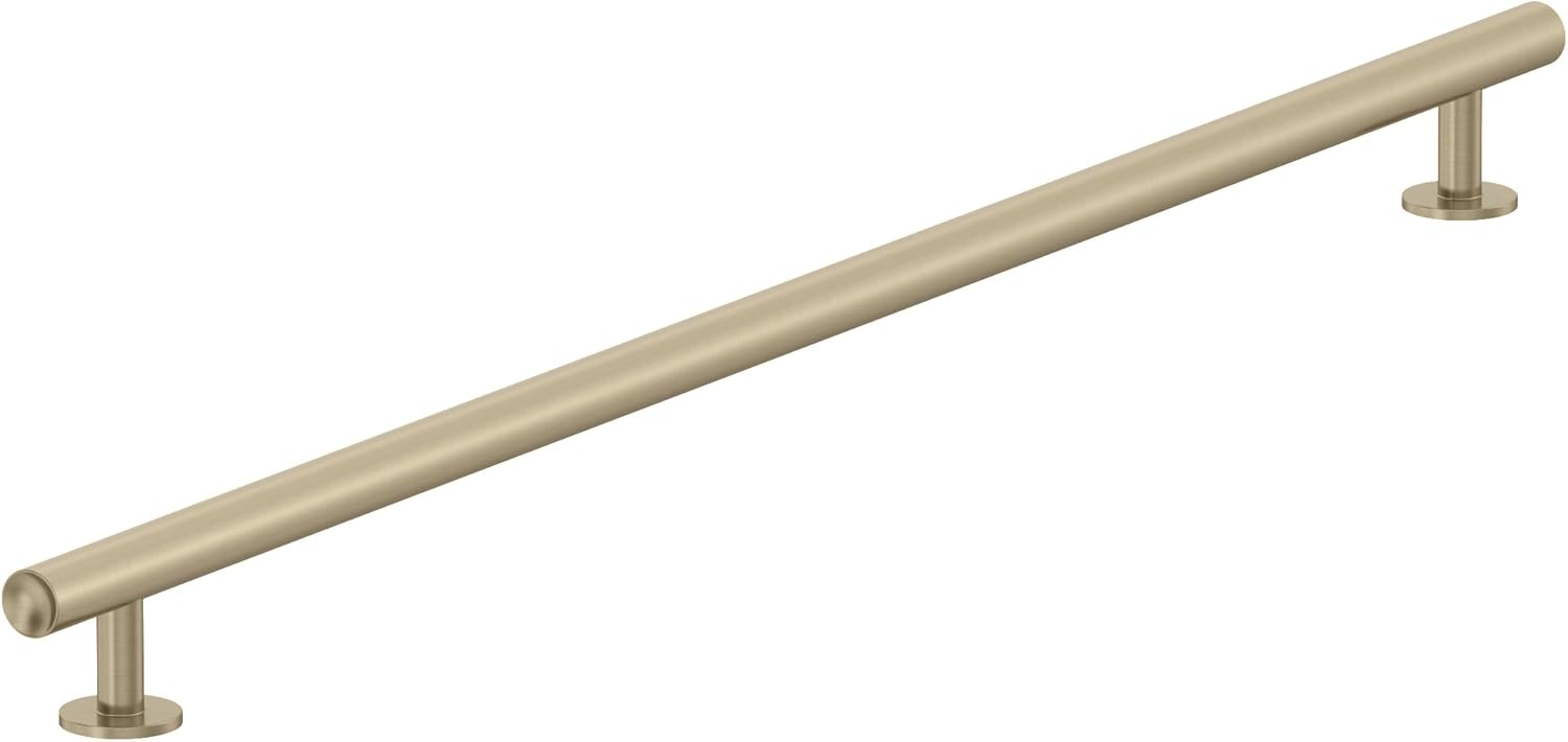 Amerock BP54052BBZ | Golden Champagne Appliance Pull | 24 inch (610mm) Center-to-Center Cabinet Handle | Radius | Furniture Hardware