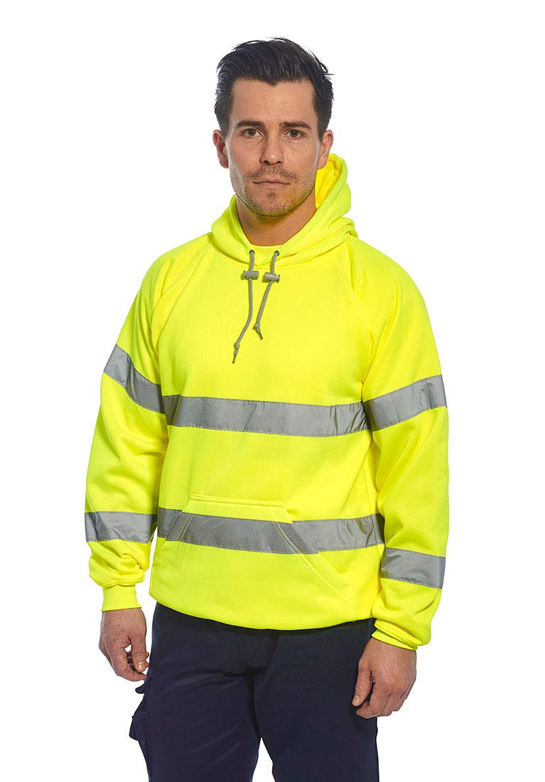 Portwest - Hi-vis hooded sweatshirt (B304) - Yellow - M