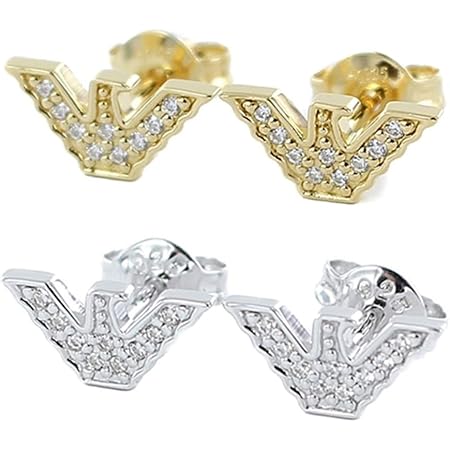 Amazon エンポリオアルマーニ Emporio Armani お揃い2個セット ペアアクセサリー 男女兼用 ピアス メンズ レディース スターリングシルバー 両耳用 Egeg 並行輸入品 ネックレス 通販