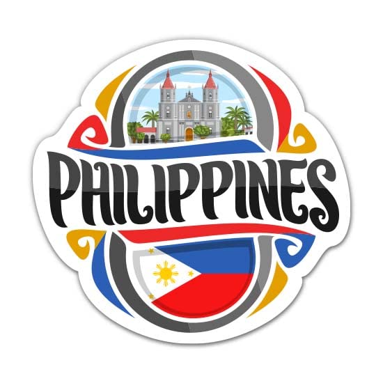 GT Graphics Express Philippines - 3" Vinyl Sticker - for Car Laptop Water Bottle Phone - Waterproof Decal