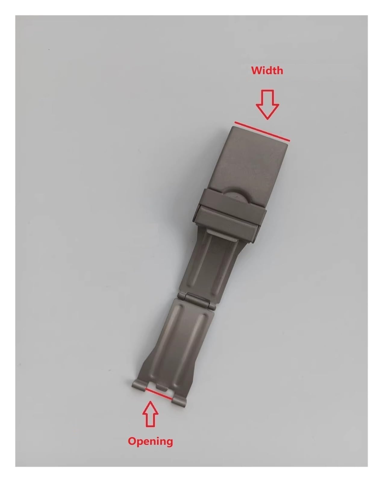 1 pièce 16 mm 18 mm 20 mm en titane pour montre boucle bracelet bracelet de sécurité pièces de réparation