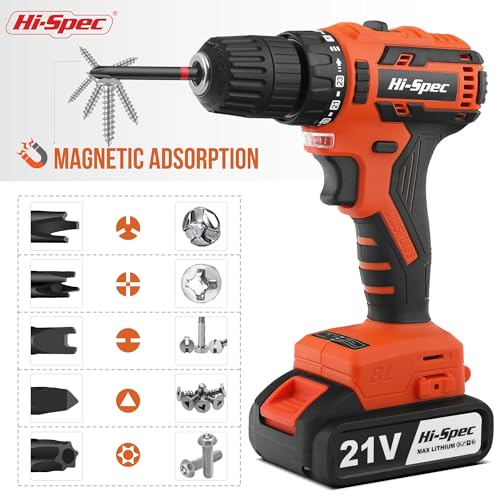 Image of Hi-Spec 68pc Long Extended Screw Driver Bits and Mini Ratchet Wrench Handle Set. DIY Accessories Kit of 25 and 75mm Hex Shank Screwdriving Bits for Drill Drivers