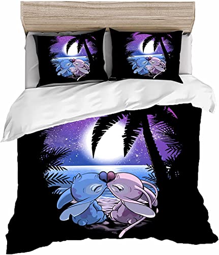 Aymax Bettwäsche Stitch & Scrump - Wendbar Einzelbett 140x200 Cm Mit Kissenbezug