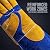 RAPICCA Welding Gloves Fire Heat Resistant: Blue 16IN 932? - Fireproof Leather For Stick Mig Flux-Core Welder Forge Blacksmith Fireplace Wood Stove Fire Pit Grill Oven Furnace Handling Dry Ice