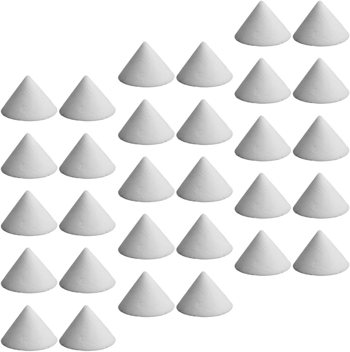 PACKOVE 50pcs Ceramic Refractory Support Nails Pottery Kiln Stilts High-Temperature Firing Accessories for Ceramic Crafts and Clay Kiln Use
