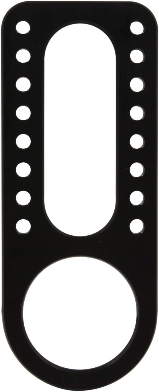 Steering Box Mount, Top Mount, Aluminum, Black Anodize, Sprint Car- Each