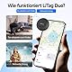 MiLi LiTag Duo Smart Tracker, Schlüsselfinder kompatibel mit Apple „Wo ist?“ und Android „Gerät Finden“, gleiche Größe wie AirTag, Anti-Verlust-Tag für Schlüssel, Geldbörse, Gepäck, Koffer (1 Pack)