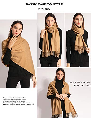Pashmina écharpes femmes douces contre le froid soirée