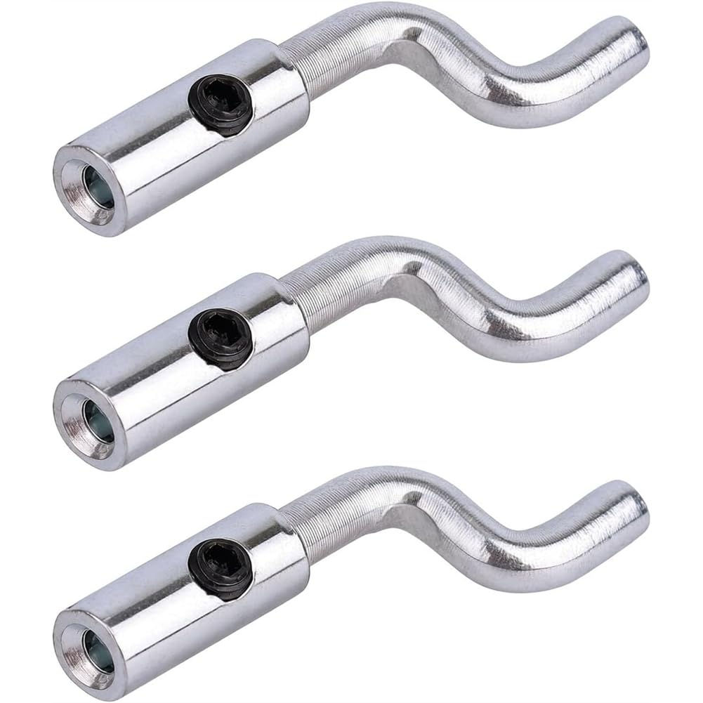 Teuypty 3Pcs Z Bend Throttle Cable Ends Universal Adjustable Z Head Wire Stop Kit Fittings For Lawn Mower Go Kart Mini Bike Brake Cable Repair Part Accessories